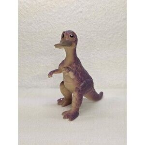 Greenbrier International Purple Beige Platypus Duck Dinosaur Toy 4" Hadrosaur
